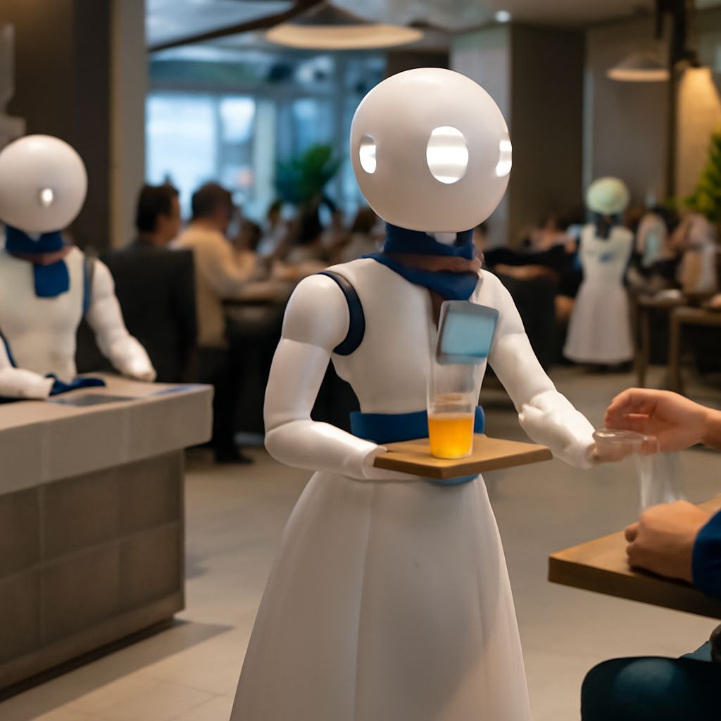 Japanese robot restaurant and robot hotel experience