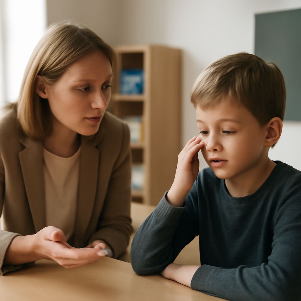 Excessive blinking and mass psychology explored through Perls and Breuer