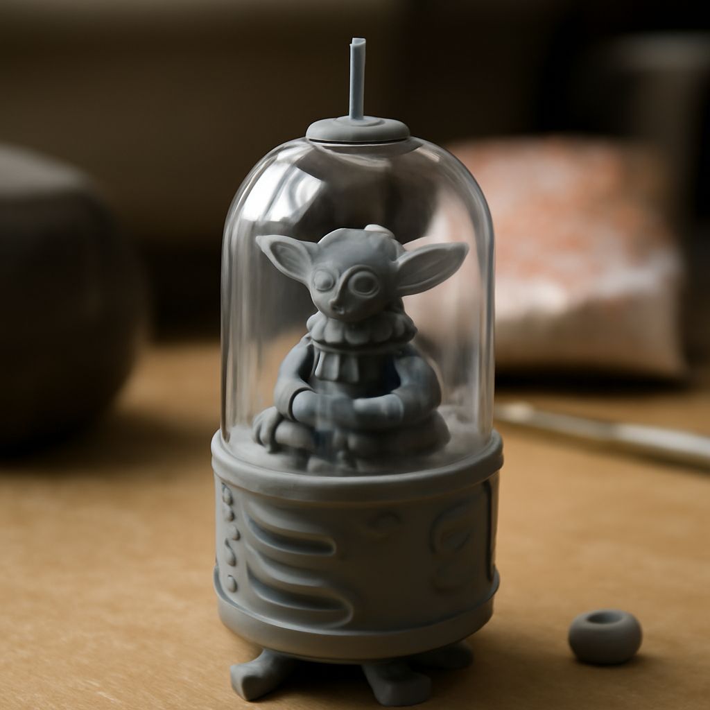 Robot model kits and innovative features like robot ears and Robot Jesus