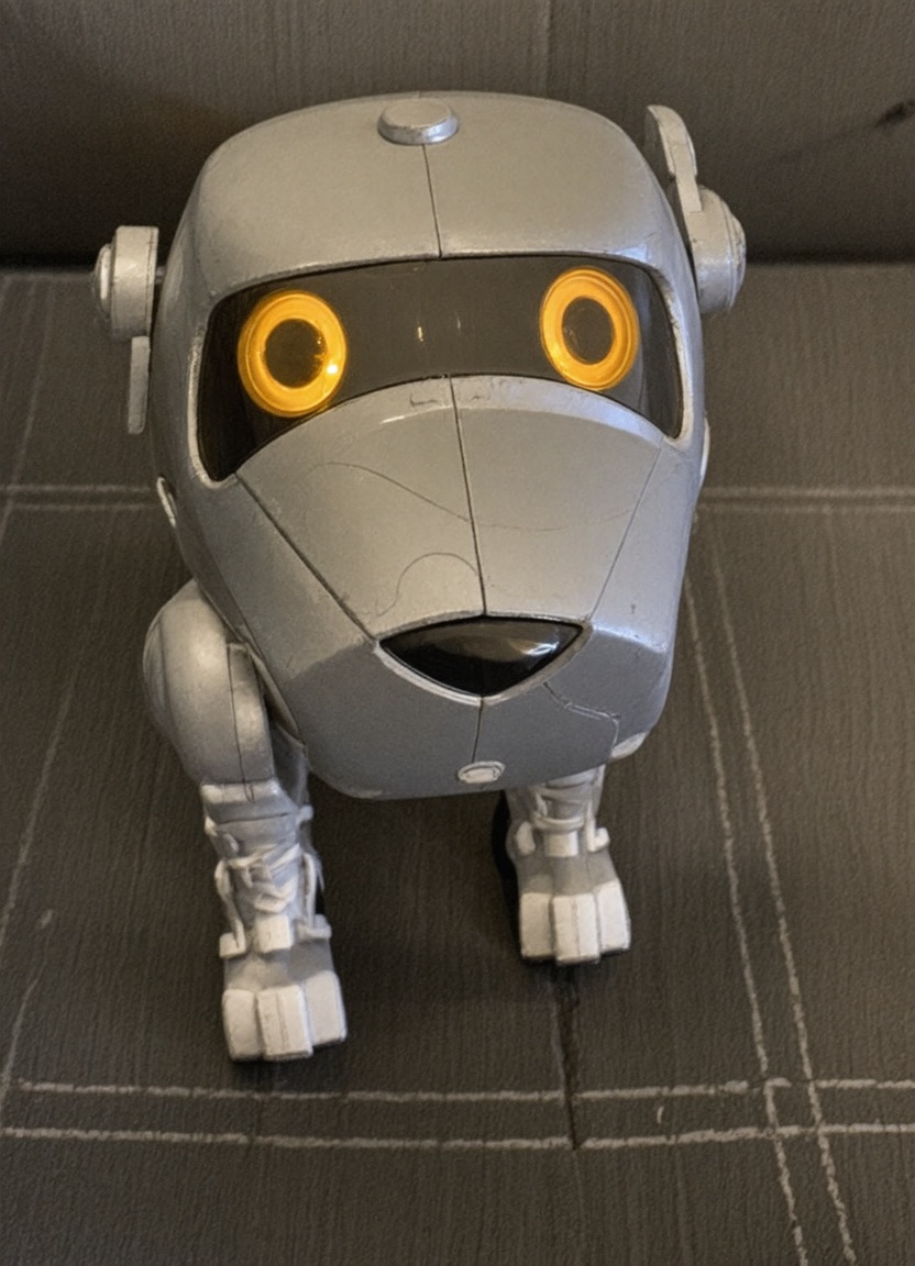90s robot dog and American robot